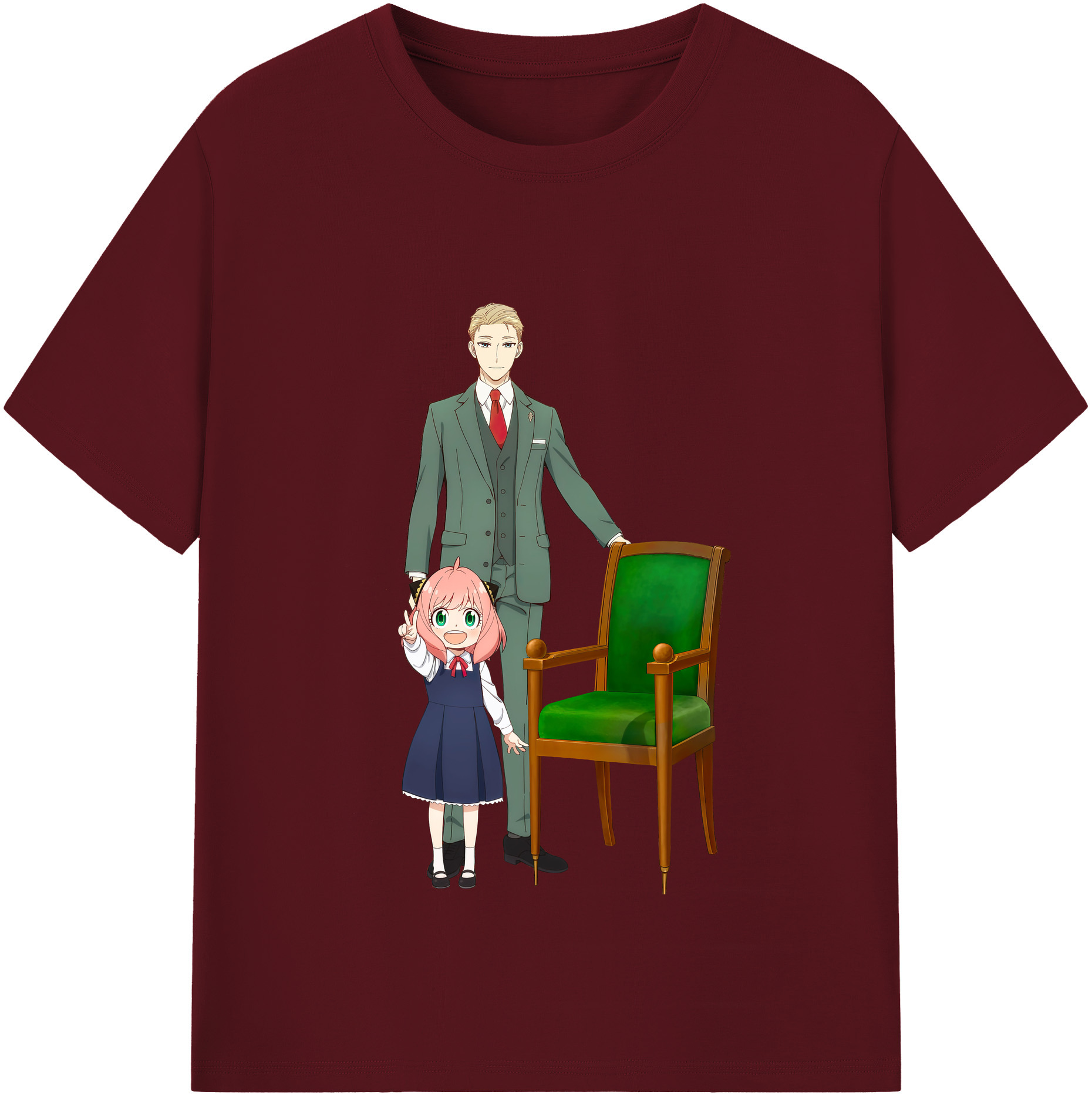 （画像用） SPY×FAMILY间谍家家酒 綿100％半袖Tシャツ（フロントプリント）